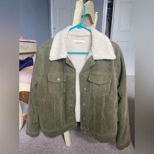 Pacsun green corduroy jacket